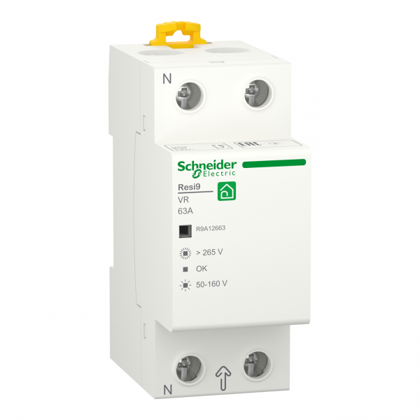R9A12663 Реле напряжения RESI9 1P+N 63A 230В 50Гц Schneider Electric