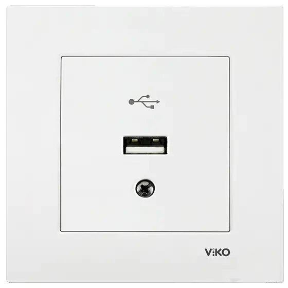 USB розетка белая VIKO Karre 90961018