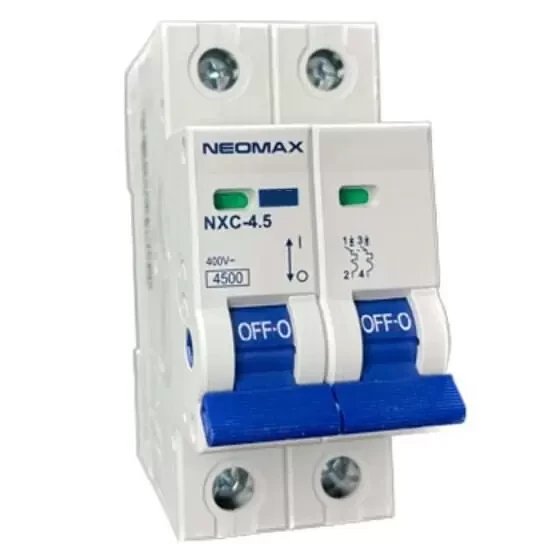 Автоматический выключатель NXC24525 2P C 25A 4,5kA 230/400V NEOMAX