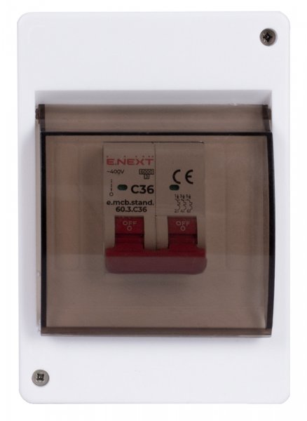 S029112 Корпус пластиковый 4-модульный e.plbox.stand.n.04k, навесной