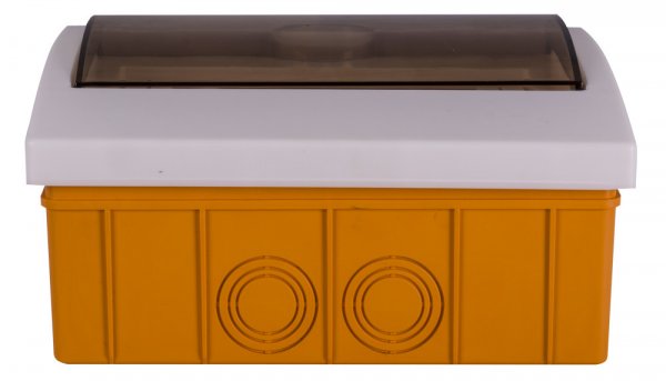 S029101 Корпус пластиковый 8-модульный e.plbox.stand.w.08k, встроенный