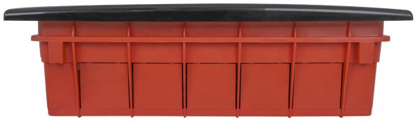 CP12924B Корпус пластиковий на 24 модулів e.plbox.pro.w.24b.black вбудованний, чорний з непрозорими дверцятами IP40