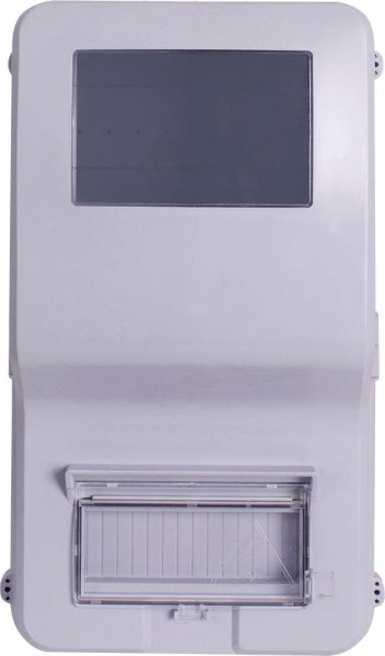 S0110011 Корпус пластиковый учетный e.plbox.stand.n.f3.7 IP54 навесной, под трехфазный счетчик, 7 модулей