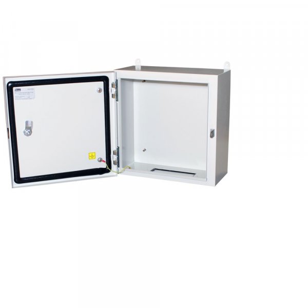 Бокс монтажний навісний BW t=1,2-(400х500х100) IP65 У2 без панелі, металевий замок Билмакс