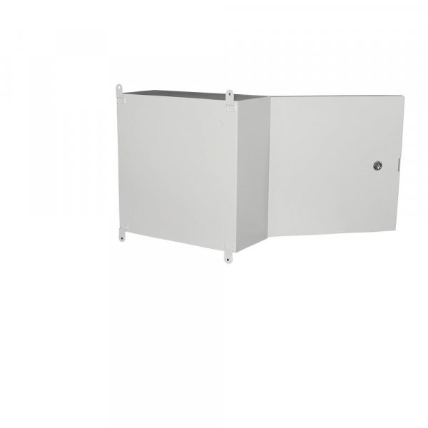 Бокс монтажний навісний BW t=1,2-(400х500х100) IP65 У2 без панелі, металевий замок Билмакс