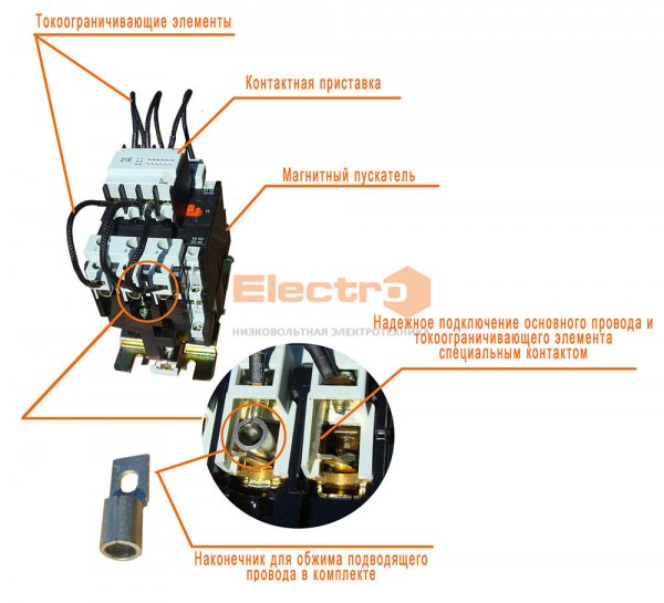 Пускатель конденсаторный ПМК-1-18, АС-18А, 230/400В = 8кВАр/10кВАр, Electro