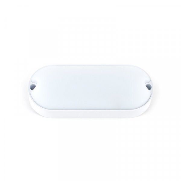 Світильник з датчиком руху LED накладний Євросвітло овал CL-RS-V1 IP65 12 Вт 6400К 000059215