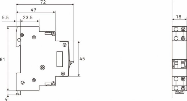 BIR-16/20 реле импульсное 16А 1P 230В AC/110В DC TOSUNLux