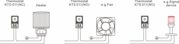 Регулятор температуры КТО-011 NC 250VAC 10(2)A красный потенциометр TOSUNLux