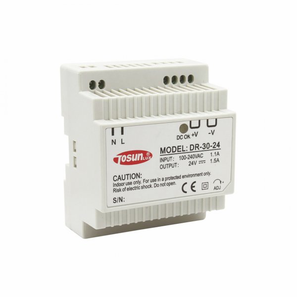 Блоки питания DR75-24 24V 0-3,2A TOSUNLux