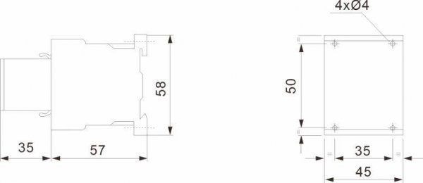 Контактор электромагнитный TSC1-K 12А, катушка 230В, АС3, 3Р+1NО TOSUNLux