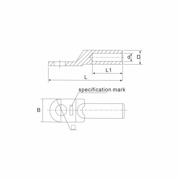 Наконечник алюмінієвий DL-70 TOSUNLux