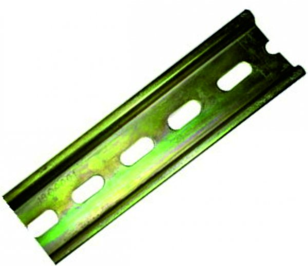 DIN-рейка длина 35х7,5х1000мм, 1 метр, оцинкованная, толщина 1mm, Electro