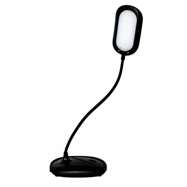 Настільна LED лампа з акумулятором Ridy Flex-01 чорна 000059654