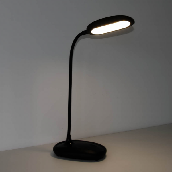 Настільна LED лампа з акумулятором Ridy Flex-01 чорна 000059654