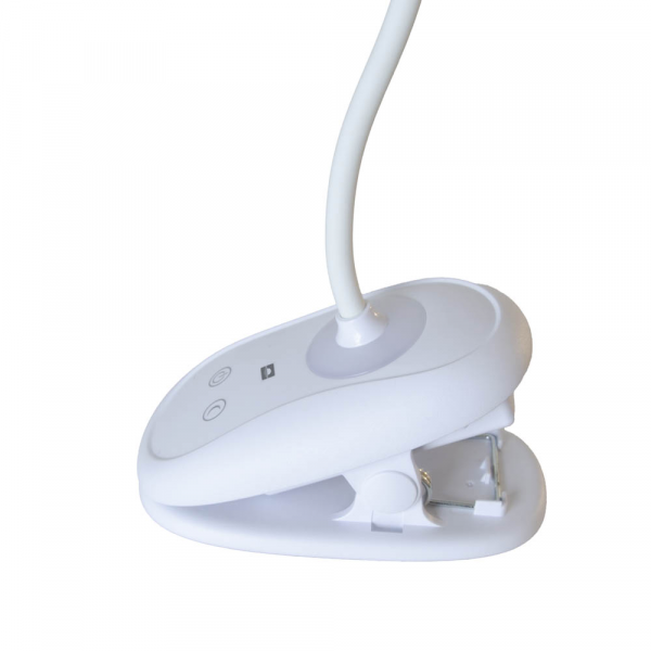 Настільна LED лампа з акумулятором Ridy Flex-02 біла 000059656
