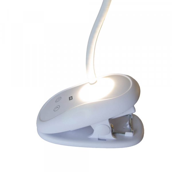 Настільна LED лампа з акумулятором Ridy Flex-02 біла 000059656
