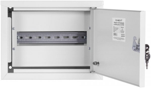 P0100201 Корпус металлический e.mbox.pro.n.12 IP31 навесной на 12 модулей, E.NEXT