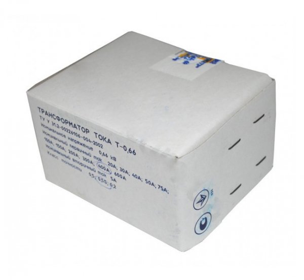 Трансформатор струму Т-0,66 600/5 (клас 0,5) з шиною