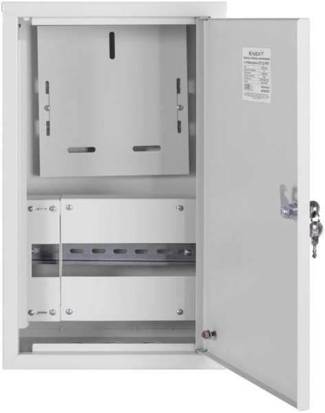 P0100221 Корпус учета металлический e.mbox.pro.n.f1.12 IP31 навесной под 1ф счетчик, 12 модулей