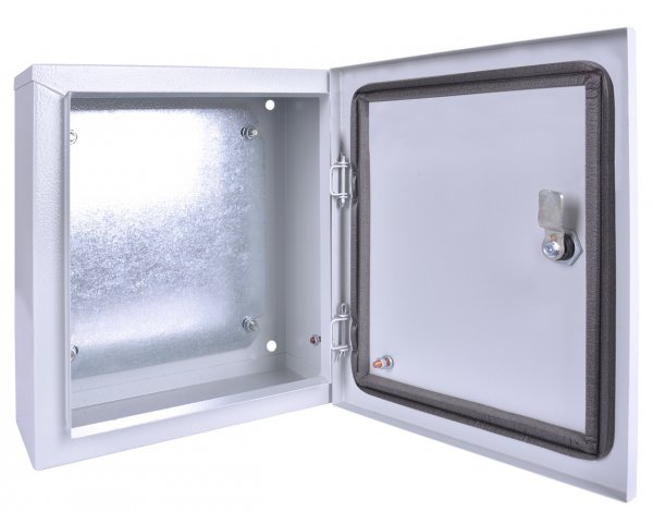 S0105005 Металлический корпус e.mbox.stand.p.40.30.15 IP54 с монтажной панелью (400x300x150) E.NEXT