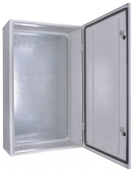 S0105020 Корпус металевий e.mbox.stand.p.80.50.25 IP54 з монтажною панеллю (800x500x250) E.NEXT