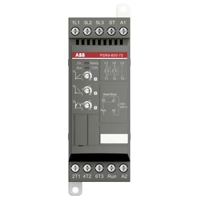 Устройства плавного пуска PSR9-600-70 9А, 4кВт (400В), 100-250В AC ABB 1SFA896105R7000