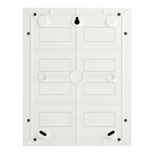 EZ9EUD212 Щит навесной Easy9 EU 12 модулей 2 ряды белая дверь Schneider Electric