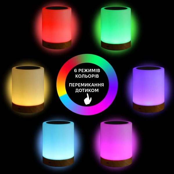 Настольная LED лампа-ночник Евросвет mRGB-01 000059773