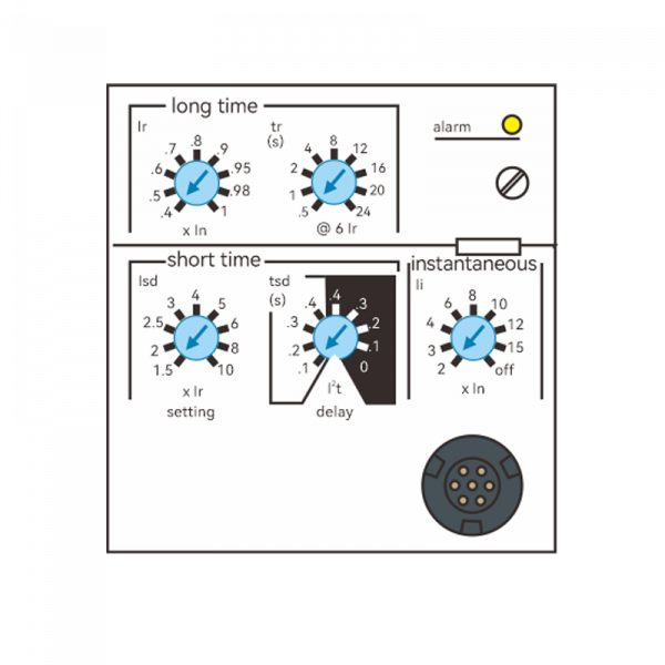 Автоматический выключатель TSM8-1000H 3Р 1000А (400-1000) Ics 70kA / Icu 70kA с электронным расцепителем TOSUNLux