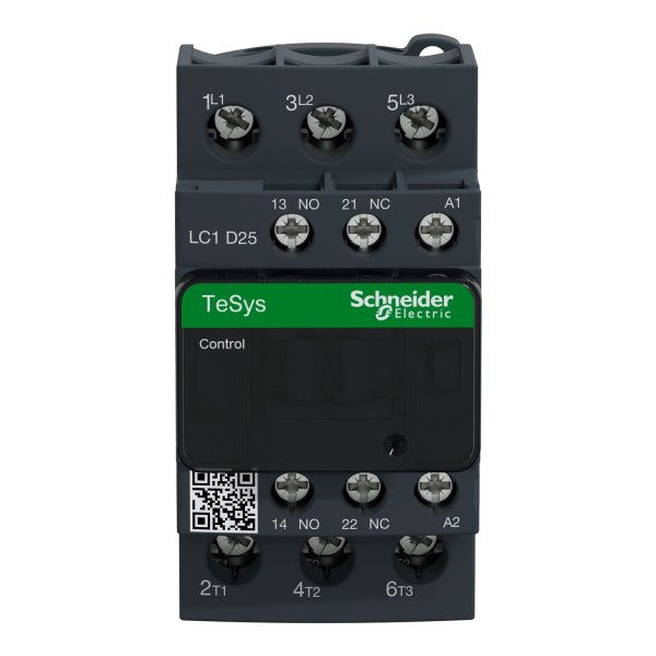 LC1D25M7 Контактор TeSys D 3Р 25A катушка 220В 1NO+1NC Schneider