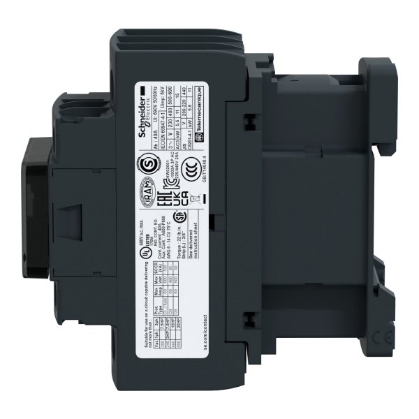 LC1D25M7 Контактор TeSys D 3Р 25A катушка 220В 1NO+1NC Schneider