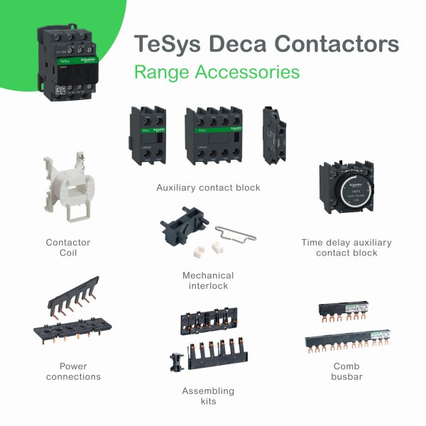 LC1D25M7 Контактор TeSys D 3Р 25A катушка 220В 1NO+1NC Schneider