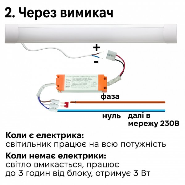 Блок аварійного живлення для світильників до 36,5Вт 000059923
