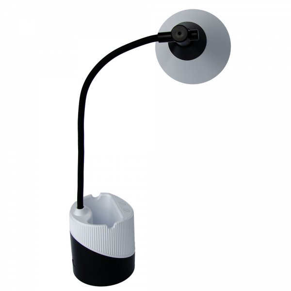 Настольная LED лампа аккумуляторная Ridy-С4-PWR 4Вт бело-черная 000059889