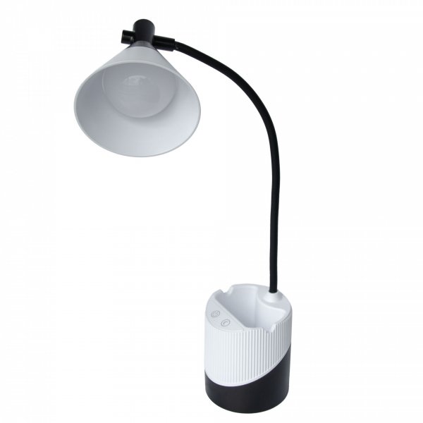 Настольная LED лампа аккумуляторная Ridy-С4-PWR 4Вт бело-черная 000059889