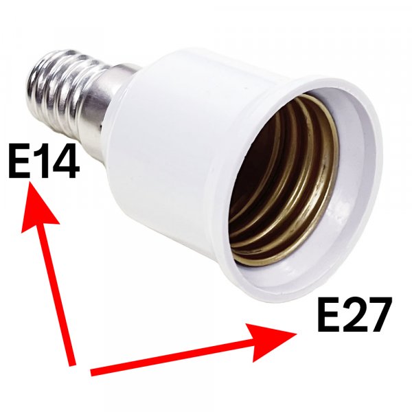 Переходник из цоколя E27 на E14 000059373