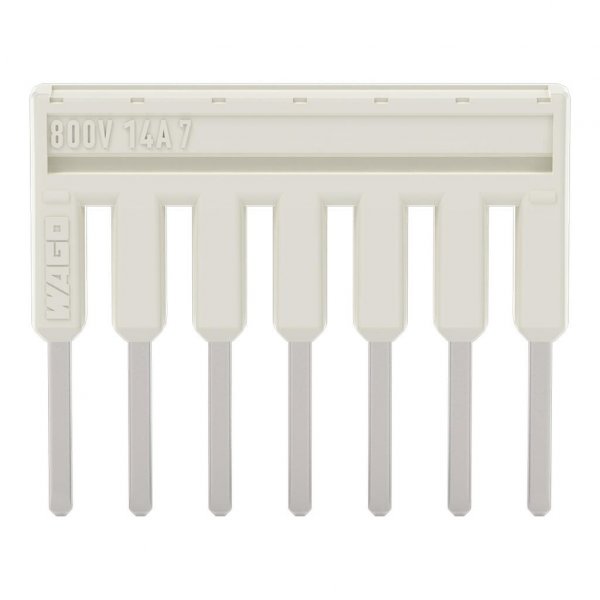 Изолированная гребенчатая перемычка Wago 2000-407 на 7 контактов 14 А