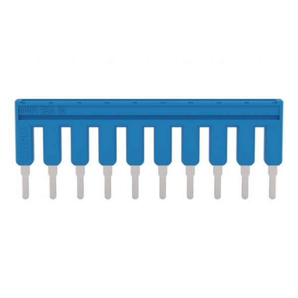 Ізольована гребінчаста перемичка Wago 2002-410/000-006 на 10 контактів 25А