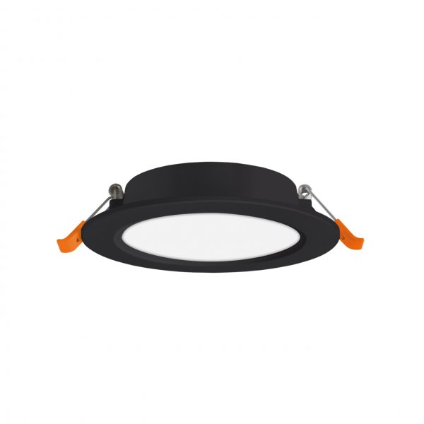 LED светильник Back встроенный круглый VIDEX 6W 5000K Black