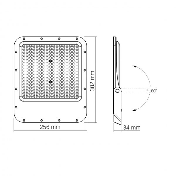 LED прожектор VIDEX PREMIUM F2 200W 5000K