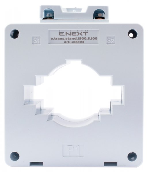 Трансформатор струму вимірювальний e.trans.stand.1500.5.100, 1500/5 А, клас 0,5, габарит 100 s065113