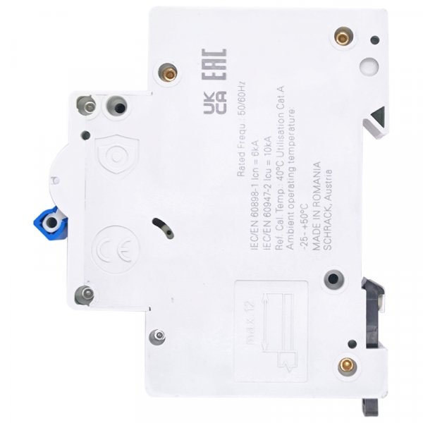 Автоматический выключатель 6кА 1P 32A х-ка B ME Schrack BM618132ME