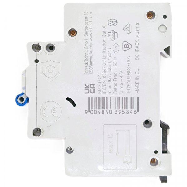 Автоматичний вимикач 6кА 1P 2A х-ка C Schrack BM617102