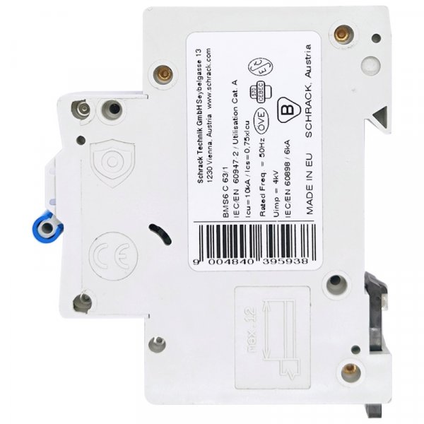 Автоматичний вимикач 6кА 1P 50A х-ка C Schrack BM617150