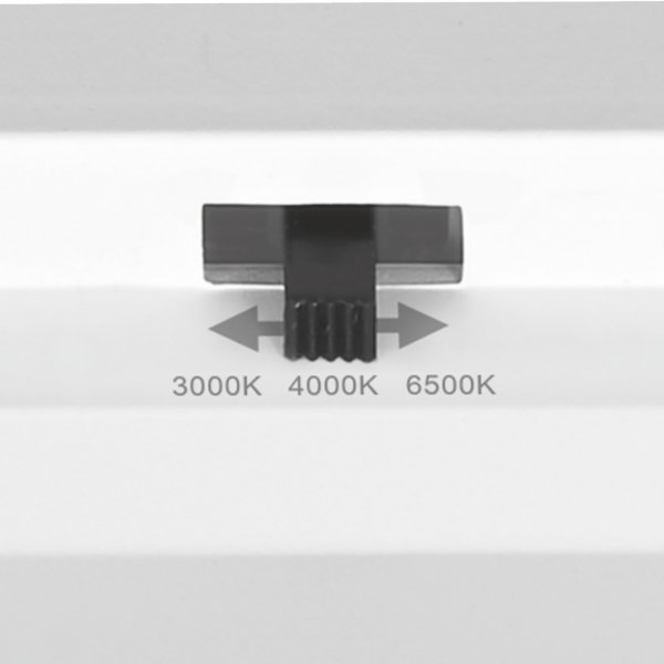 LED светильник квадратный VIDEX DL6S 24W 3000K-4000K-6500K White