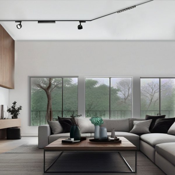 Светильник МАГНИТНЫЙ трековый VIDEX LA78B 18W 4000K 48V Black