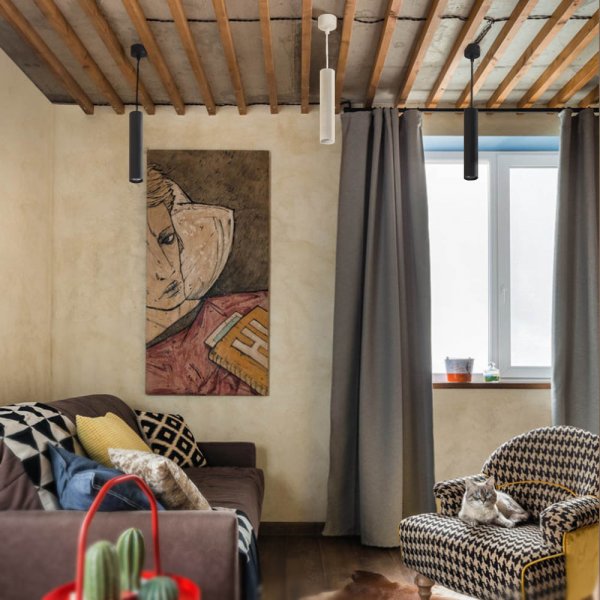 LED світильник підвісний накладний VIDEX 10W 4100K білий