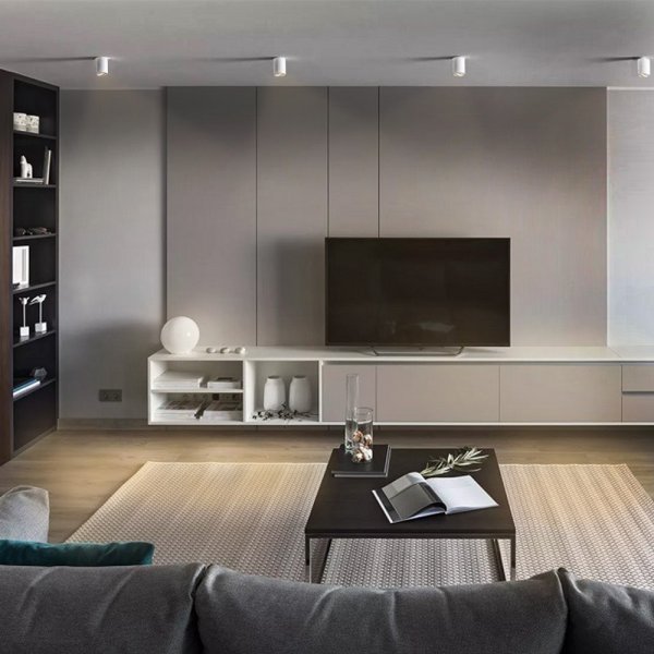 Светильник VIDEX под лампу GU10 SPF04A накладной белый + белая призма