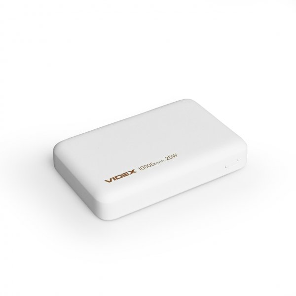 Пауэрбанк с беспроводной зарядкой 10000mAh VIDEX VPB-331 PD20W White